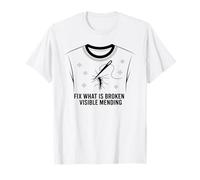 Arreglar lo Que está Roto Reparación de Ropa Visible Camiseta