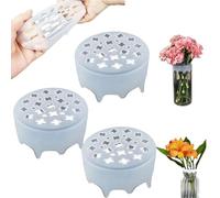 Arreglo de flores de silicona, rejilla de flores flexible, arreglo de flores de silicona, soporte de tallo floral reutilizable para jarrones, arreglos de bricolaje, bodas, decoración del hogar (3
