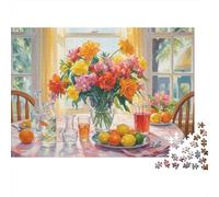 Arreglo de Flores de Vida Muerta Rompecabezas Imposible,desafío for Adults Interesante Juego Educativo 1000 Piezas Obra De Arte De Juego De para Adultos, Regalos A Partir De 14 Años 38x26cm/1000pcs