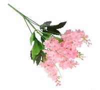 Arreglo floral de hortensia sintética estético adecuado para elevar el aspecto de tu sala de estar o entorno de trabajo (rosa)