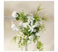 Arreglo Floral Falso Flores Artificiales Realistas Fondo Floral Boda, Flores Artificiales De Seda A Varios Estilos, Para Suite Nupcial, Escenario Boda, Hall Hotel, Escaparate, C(Size:W:70cm,Color:C)