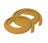 ARREGUI A-1044192-P4 Protector para Borde de Muebles | Espuma Protectora para Bordes y Esquinas | Perfil Protector Infantil | Rollo anticolisión para niños | Acolchado | 4 Rollos x 1M| Marrón Claro
