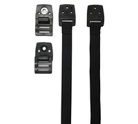 ARREGUI A-1044560 Correas de seguridad para TV |Cintas de seguridad para TV y muebles | Sujeción TV ajustable | 2 Correas ajustables | Tornillos de distintos tamaños | Correas Negras