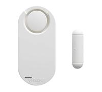 ARREGUI AL011 Alarma para casa, hogar, Tienda | Sensor de Alarma para Puerta y Ventana con Control Remoto | Alarma Sonora inalambrica con bateria | Sistema de Seguridad | Color Blanco