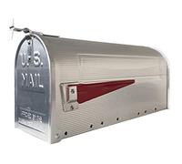 Arregui E2101 Buzón Individual de Aluminio de Estilo Americano, INOX, Tamaño L (revistas y sobres C4) - 22 x 48 x 17 cm