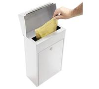 Arregui Bigen EP1001 Individual de Acero para Correo y paquetería pequeña, buzón para Paquetes Flexibles, Blanco