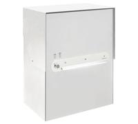 ARREGUI Bigpack EP2001 Buzón Individual de Acero para Paquetería Grande | Buzón para Paquetes | 46 x 35,5 x y 23,5 cm | Blanco