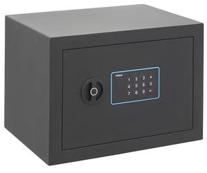ARREGUI Blue 650120 Caja Fuerte de Acero con Cerradura Electrónica | 25x35x25 cm | 18 L | Caja de Seguridad para Casa y Hogar | Teclado con Códigos Programables | con Llave de Emergencia | grafito