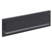 Arregui Bocacartas C604 de acero 248 x 73 mm Negro