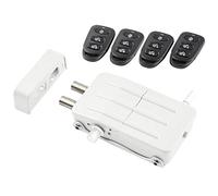 ARREGUI CI10B-E Cerradura de Seguridad Invisible para Puerta con 4 mandos a distancia | Antirrobo | Anti Okupas | Cerradura Electrónica Inalámbrica | Cerrojo Interior | blanco