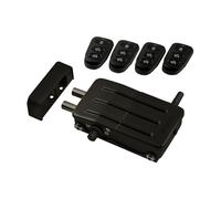 ARREGUI CI10N Cerradura de Seguridad Invisible para Puerta con 4 mandos a distancia | Antirrobo | Anti Okupas | Cerradura Electrónica para Puerta | Cerradura Inalámbrica | Cerrojo Interior | negro