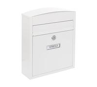 ARREGUI Compact E5731 Buzón Exterior de Acero Tamaño S (Correo DIN A5) | Buzón de Pared Pequeño | Buzón de Correo Individual | Antilluvia | Fácil de Instalar | Blanco