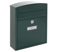 ARREGUI Compact E5733 Buzón Exterior de Acero Tamaño S (Correo DIN A5) | Buzón de Pared Pequeño | Buzón de Correo Individual | Antilluvia | Fácil de Instalar | Verde