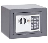 ARREGUI D-HE/0 Caja Fuerte de Acero con Cerradura Electrónica, Teclado con Código Programable, Caja de Seguridad para Casa y Hogar, con Llave de Emergencia, 17 x 23 x 17 cm, 5 L