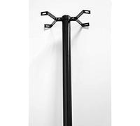 ARREGUI E2112A Soporte Vertical de Acero para Buzon Exterior Americano de ARREGUI, Soporte para Buzon de Pie, 144 cm de Altura, Resistente, Fácil de Instalar, Negro