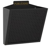Arregui Cesta de publicidad E2311 de acero 11 L 30,5×32×19 cm Negro