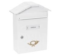 Arregui E5001 Buzón para Exterior (Acero), Blanco, 360 X 298 X 120 mm