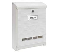 Arregui Mare E1061 Buzón Individual de Plástico de Gran Resistencia, tamaño L (revistas y Sobres C4), Blanco