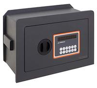 ARREGUI Plus C Electrónica 181110 Caja fuerte de empotrar, 10+3 mm de espesor, apertura electrónica, con fondo regulable, 21x32x15 a 22 cm, 4 a 8 L