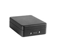 ARREGUI Private C9427 Caja Caudales con Cerradura de Combinación para Contar y Transportar Dinero | Caja de Seguridad de acero con Cable de Fijación | Caja fuerte portatil 15 cm de ancho | Color Negro