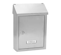 ARREGUI Smart E5727 Buzón Exterior de Acero Inoxidable Tamaño S (Correo DIN A5) | Buzón de Pared Pequeño | Buzón de Correo con Boca Trasera Recogecartas | Anticorrosivo | Fácil de Instalar | INOX