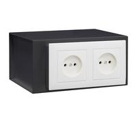 ARREGUI Socket 23000W-S0 Caja fuerte camuflada tras placa de enchufes | Caja secreta empotrable en pared | Caja de seguridad camuflada | Caja fuerte invisible | 10x20x15 cm | 2,5 L