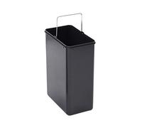 Arregui Step Bin CR705-BIN Cubo de Plástico de Repuesto para Cubos de Basura y Reciclaje Step Bin | 15L | con Asa Metálica | Compatible con CR705-30L y CR705-45L | negro