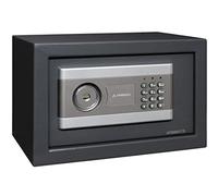 Arregui Caja fuerte Stylo 19010-S1 – Acero, doble seguridad, electrónica + llave, 20×31×20 cm