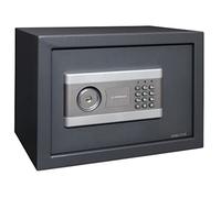 Arregui Caja fuerte Stylo 19010-S2 – Acero, apertura doble, cerradura electrónica y llave, 15 L