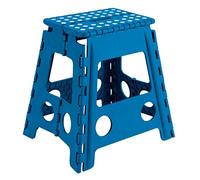 ARREGUI TB39-A Taburete Plegable para Cocina, Baño, Camping, 39 cm de Altura, Ibiza Blue