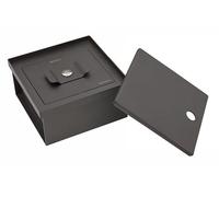 ARREGUI Terra 22804W-S1 Caja Fuerte Camuflada para Instalación Oculta en el Suelo | Caja Fuerte Pequeña Empotrable | Caja de Seguridad Secreta | Escondite Secreto para Dinero| 10x20x20cm| 2,3L| negra