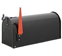 Arregui Buzón individual Mail D-USA/N, acero estilo americano, negro, tamaño L (C4)