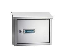 ARREGUI V4077 Buzón Recogecartas Maxi de Acero Inoxidable Para Puertas o Verjas en el Interior, Boca Recogecartas de 33x4 cm, Tamaño M (Correo DIN A4 y Revista), Anticorrosivo, Inox Brillo