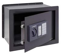 Arregui Caja fuerte W25EB de acero con cerradura gris oscuro para pared 28x38x25 cm