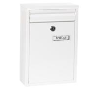 Arregui Buzón de pared Zaguán E5751 Acero Tamaño S (DIN A5) Boca trasera Antilluvia Blanco