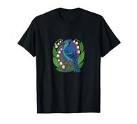 Arrendajo Azul y Lirio del Valle Observación de Aves Naturaleza Arte Camiseta