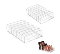 ArrErr Organizador universal para múltiples dispositivos, con 14 ranuras, acrílico, transparente, para iPhone, portátil, disco duro externo, fundas de teléfono, unidad externa de CD/DVD