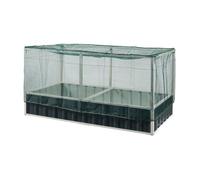 Arriate de altura alblasserdam con malla acero 174x90x88cm - antracita [en.casa]