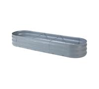Arriate de altura alfedena ovalado acero 171x50x25cm - antracita [casa.pro]