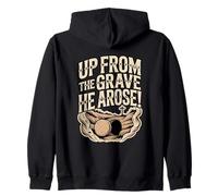 Arriba de la Tumba resurrección Cristiana Tumba vacía Sudadera con Capucha