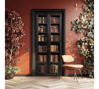 arricraft 2 Piezas Adhesivo para Puertas Autoadhesivo 80cm X 200cm / 31.5"X78.7" Diseño de Estantería Adhesivo para Puertas Imágenes de Pared Adhesivo de PVC para Puertas Papel Pintado Desmontable