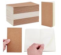 arricraft 50 cuadernos de bolsillo con tapa marrón claro, 5.55 x 3.17 pulgadas, diario de papel, cuadernos de bolsillo para profesores y estudiantes, oficina