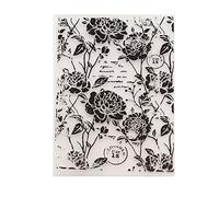 arriettycraft Carpetas de grabado en relieve de rosas vintage para hacer tarjetas, carpeta de plástico floral para álbumes de recortes, diario, manualidades, decoración