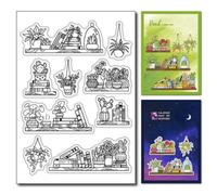 arriettycraft Sellos transparentes para planificadores, diarios, libros, plantas, sellos de goma para libros de regreso a clases, revistas de lectura, decoración de álbumes de recortes