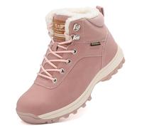 ARRIGO BELLO Botas Mujer Hombre Nieve Botines Invierno Cálido Zapatos Antideslizantes Forradas Boots fur Unisex 36-46(Rosa,36)