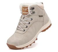 ARRIGO BELLO Botas Mujer Hombre Nieve Botines Invierno Cálido Zapatos Antideslizantes Forradas Boots fur Unisex 36-46(Caqui,36)