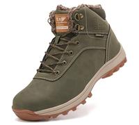 ARRIGO BELLO Botas Mujer Hombre Nieve Botines Invierno Cálido Zapatos Antideslizantes Forradas Boots fur Unisex 36-46(Verde,45)