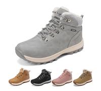 ARRIGO BELLO Botas Mujer Invierno Botines Nieve Antideslizante Calientes Trekking Outdoor Talla 36-41 (Gris, 39)