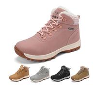 ARRIGO BELLO Botas Mujer Invierno Botines Nieve Antideslizante Calientes Trekking Outdoor Talla 36-41 (Rosa, 39)