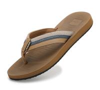 ARRIGO BELLO Chanclas Cómodas Hombre Verano Duraderas Ligeras Flip Flops Piscina con Suela Antideslizante Sandalias Amarillo-43